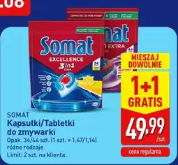 ALDI Somat Kapsułki/Tabletki do zmywarki oferta