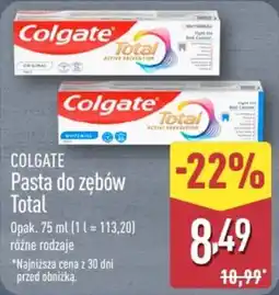 ALDI Colgate Pasta do zębów Total oferta