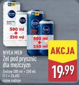 ALDI NIVEA MEN Żel pod prysznic dla mężczyzn oferta