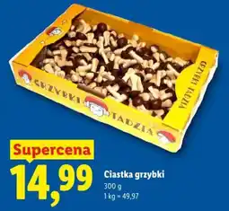 Lidl Ciastka grzybki oferta