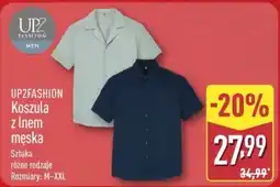 ALDI UP2FASHION Koszula z lnem męska oferta