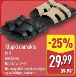 ALDI Klapki damskie oferta