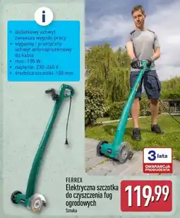 ALDI Ferrex Elektryczna szczotka do czyszczenia fug ogrodowych oferta