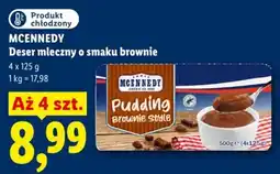Lidl Mcennedy Deser mleczny o smaku brownie oferta