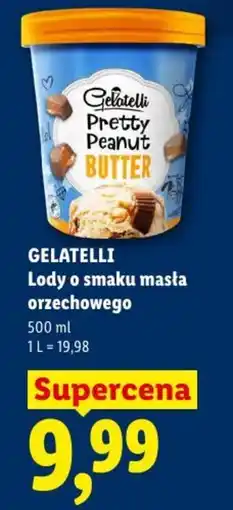 Lidl Gelatelli Lody o smaku masła orzechowego oferta
