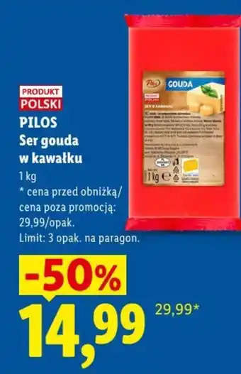Lidl Ser gouda w kawałku oferta