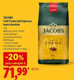 Lidl Jacobs Café Crema Gold oferta