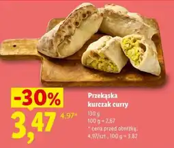 Lidl Przekąska kurczak curry oferta