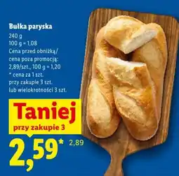 Lidl Bułka paryska oferta