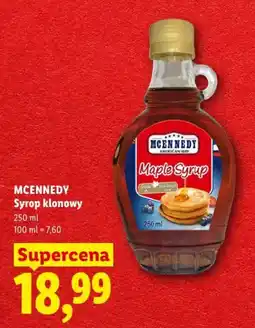 Lidl Syrop klonowy oferta