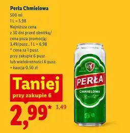Lidl Perła Chmielowa oferta