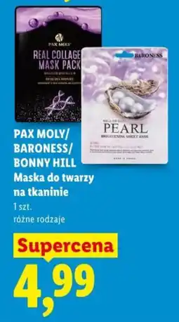 Lidl Maska do twarzy na tkaninie oferta