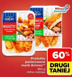 Carrefour Produkty panierowane marki Animex Morliny oferta