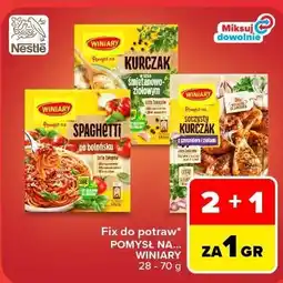 Carrefour Fix do potraw Pomysł na... Winiary oferta