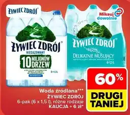 Carrefour Woda źródlana Żywiec Zdrój 6-pak oferta
