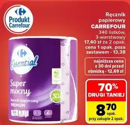 Carrefour Ręcznik papierowy CARREFOUR oferta