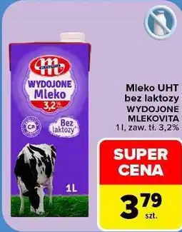 Carrefour Mleko UHT bez laktozy Wydojone Mlekovita oferta