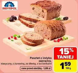 Carrefour Pasztet z indyka Indykpol oferta