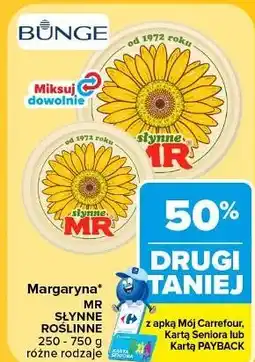 Carrefour Margaryna MR SŁYNNE ROŚLINNE oferta
