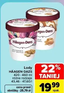 Carrefour Lody Häagen-Dazs oferta