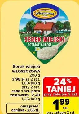 Carrefour Serek wiejski WŁOSZCZOWA oferta