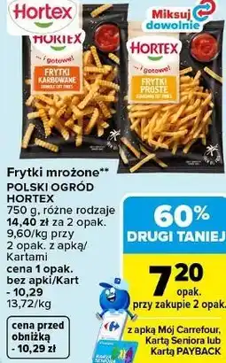 Carrefour Frytki mrożone Polski Ogród Hortex oferta