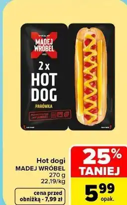 Carrefour Hot dogi Madej Wróbel oferta