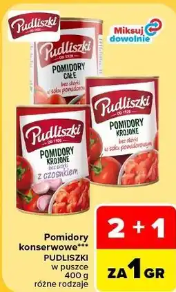 Carrefour Pomidory konserwowe Pudliszki oferta
