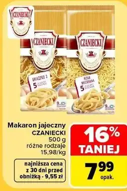 Carrefour Makaron jajeczny Czaniecki oferta