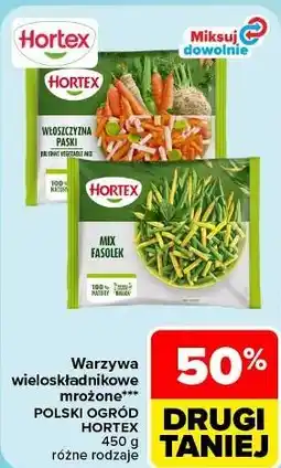 Carrefour Warzywa wieloskładnikowe mrożone Polski Ogród Hortex oferta