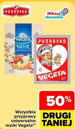 Carrefour Wszystkie przyprawy uniwersalne marki Vegeta oferta