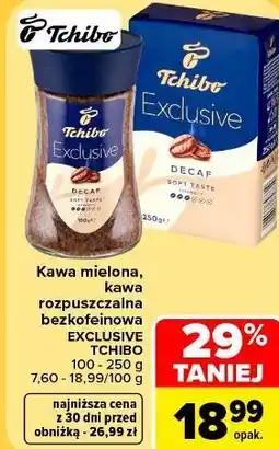 Carrefour Kawa mielona, rozpuszczalna, bezkofeinowa Tchibo Exclusive oferta