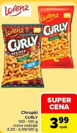 Carrefour Chrupki Curly Lorenz oferta
