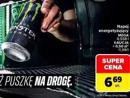Carrefour Napój energetyzujący Monster Energy Mega oferta