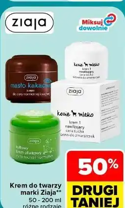 Carrefour Krem do twarzy marki Ziaja oferta