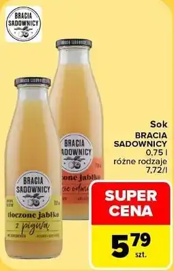 Carrefour Sok Bracia Sadownicy różne rodzaje oferta