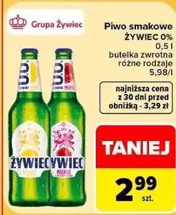 Carrefour Piwo smakowe Żywiec 0% oferta