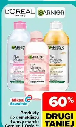 Carrefour Produkty do demakijażu twarzy marek: Garnier, L'Oréal oferta