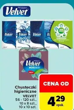 Carrefour Chusteczki higieniczne Velvet oferta