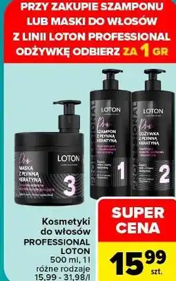 Carrefour Kosmetyki do włosów PROFESSIONAL LOTON oferta