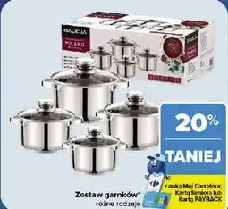 Carrefour Zestaw garnków Galicja Milano oferta