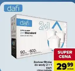 Carrefour Zestaw filtrów do wody 2 + 1 DAFI oferta