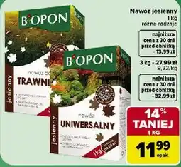 Carrefour Nawóz jesienny BIOPON oferta