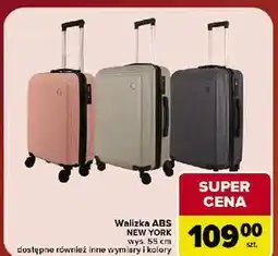 Carrefour Walizka ABS NEW YORK oferta
