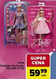Carrefour Lalka Barbie Zabawa włosami / Deluxe Style oferta