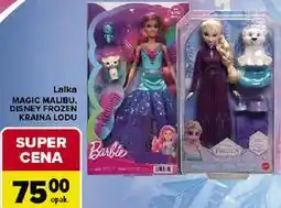 Carrefour Lalka Barbie Magic Malibu / Disney Frozen Kraina Lodu oferta