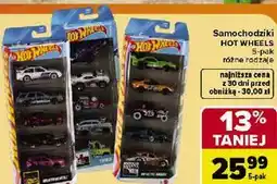 Carrefour Samochodziki HOT WHEELS 5-pak oferta