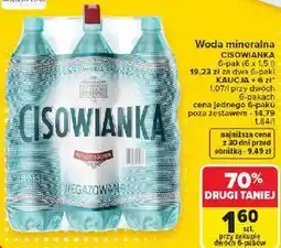 Carrefour Woda mineralna Cisowianka niegazowana oferta