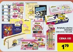 Carrefour Artykuły szkolne MINIONKI oferta
