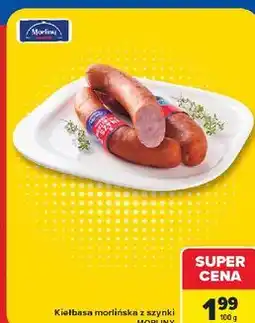 Carrefour Kiełbasa morlińska z szynki Morliny oferta